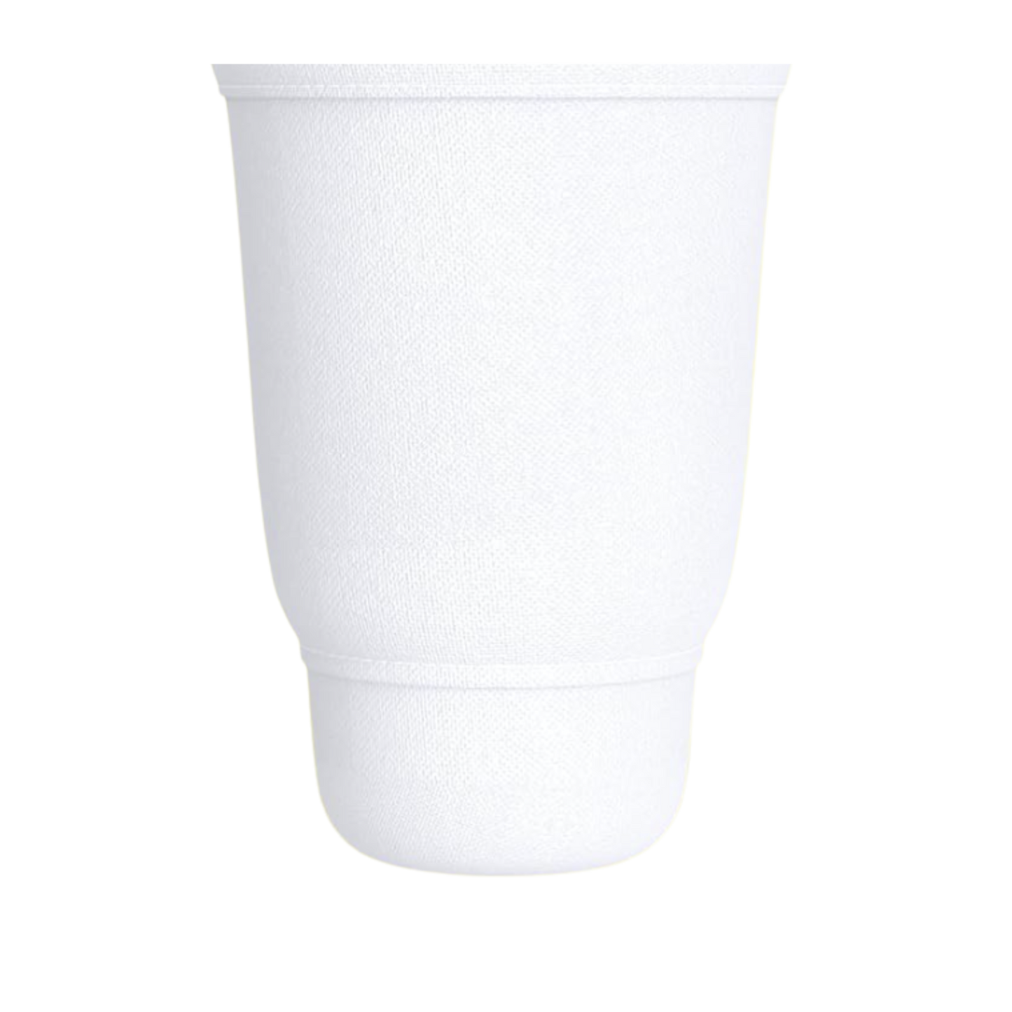 White Coozie Cup