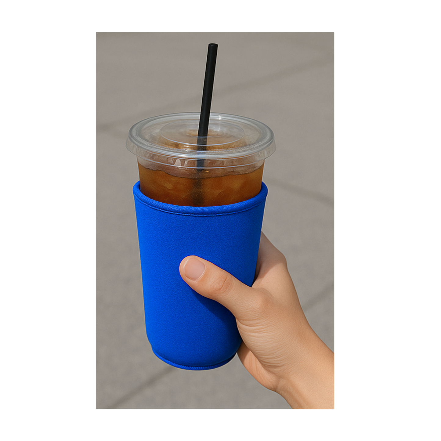 Royal Blue Coozie Cup