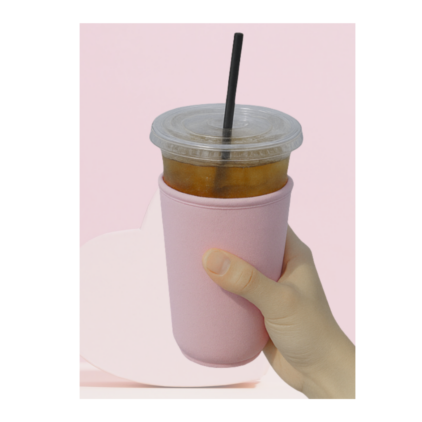 Light Pink Coozie Cup
